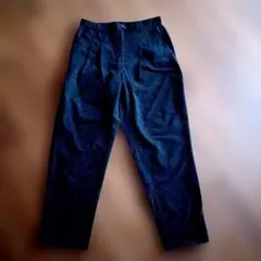 黒 カジュアルパンツ ストレート