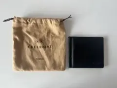 【美品】COACH マネークリップ付 二つ折り財布 黒 本革