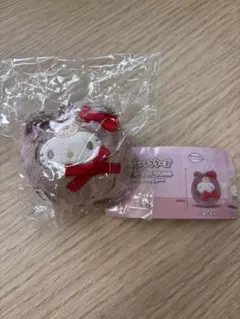 サンリオ　起き上がりぬいぐるみマスコット ラテクマバージョン ハローキティ