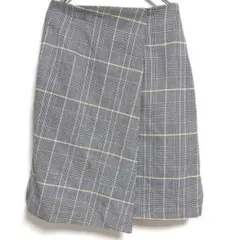 ロペ グレンチェックスカート 38 M 膝丈 レディース 上品 ポケット付き