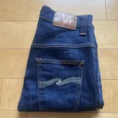 【美品】Nudie Jeans シンフィン　ダークブルーデニム　W29 L32