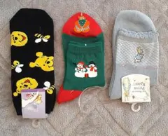 ☆新品&未使用&タグ付き　レディース　ソックス　3足set☆