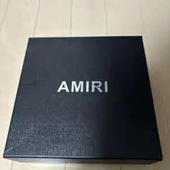 AMIRI ブラックレザーベルト