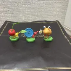 ピクミンチョコエッグ　赤ピクミン、黄ピクミン、チャッピー3体セット　シークレット