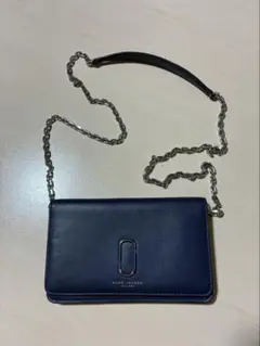 MARC JACOBS ネイビー チェーン ウォレット - メルカリ