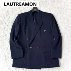 美品 ロートレアモン メンズ 紺ブレ ジャケット ブレザー ダブル ウール M