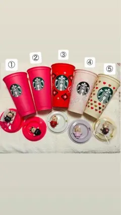 スターバックス 10個セットリユーザブルカップ専用キャップペアリスタ付チョイス可
