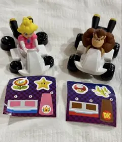 マリオカート　ピーチ&ドンキーコング　2個セット　ハッピーセット