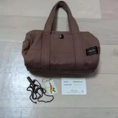 PORTER ブラウン ハンドバッグ