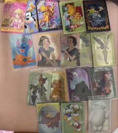 ディズニーキャラクターカード 17枚セット