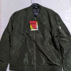 作業用ブルゾンジャンパー（緑、グリーン）　サイズLL