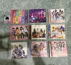 girls²・Lucky2 CD9枚セット販売 ( キーホルダー付き)