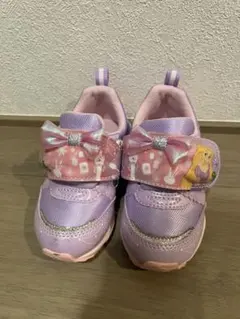 プリンセス ラプンツェル スニーカー パープル　光る　15cm