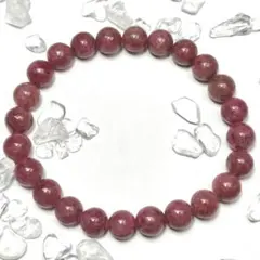 【ロードナイト】天然石　ブレスレット　パワストーン