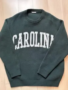 CAROLINAロゴ入りダークグリーントレーナーのサムネイル