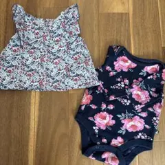 baby GAP ロンパース カットソー2点セット