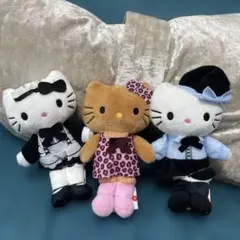 ハローキティ ドレスアップぬいぐるみ 3体セット非売品‼️クレーンゲーム