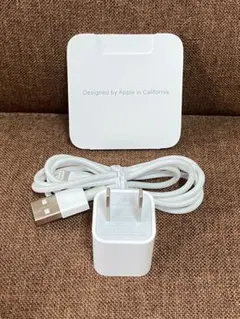 Apple純正5Wアダプター＆lightningケーブル