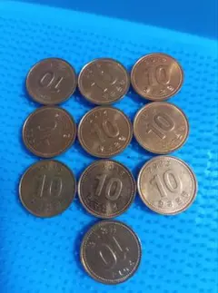 韓国 10ウォン硬貨 10枚セットのサムネイル