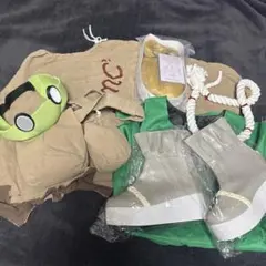 HUNTER×HUNTER ゴン コスプレ衣装 一式セット ブーツ 靴 リュック