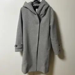 ジーナシス モッサ フードコート ロング ライトグレー