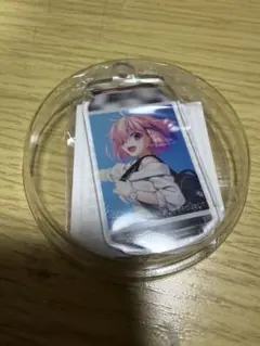 FGO over the same sky ラベル缶 キーホルダー マシュ