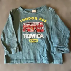 petit main トミカ　ロンドンバス 長袖カットソー 90cm