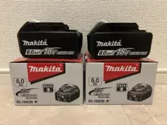 新品未使用 Makita 18V リチウム バッテリー 6.0Ah 2個 aq - メルカリ
