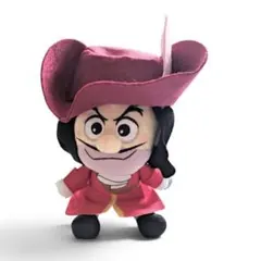 ディズニー ヴィランズ 赤いほっぺ　ぬいぐるみ ピーターパン フック船長 ナムコ
