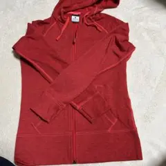 NIKE DRI-FIT ジップアップパーカー レッド M