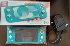 Nintendo Switch Lite ターコイズ 本体 充電器付き