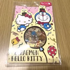 ドラえもん ハローキティコラボシール　20種類　ぷっくりシール　フレークシール