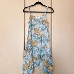 再お値下げ　AS KNOW AS 美品　ひざ丈ワンピチュニックジャンパースカート