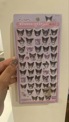 ボンボンドロップシール　ボンボンドロップシールミニ　サンリオ　クロミ