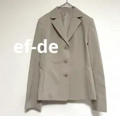 エフデ　ef-de テーラードジャケット　ベージュ　レディース　Sのサムネイル