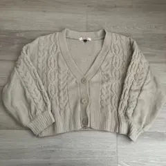 Pink latte ベージュカーディガン140