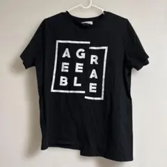 niko and ... ロゴTシャツ ブラック 切替 デザインM本日限定セール