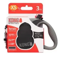 KONG 犬用リード XSサイズ ブラック 難ありのサムネイル