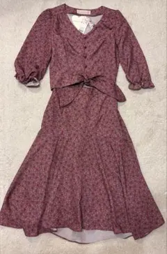 【お値下げしました】31 Sons de mode フラワープリント ワンピース