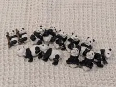 パンダ ミニチュア フィギュア 12体セット 動物 置物 インテリア