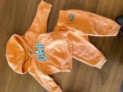 『値下げ』GAP オレンジ トレーナー パンツセット 6-12ヶ月