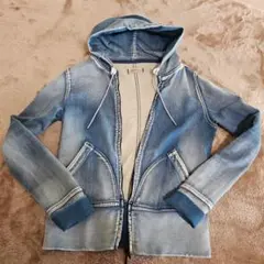 YANUK デニムパーカー Sサイズ ブルー