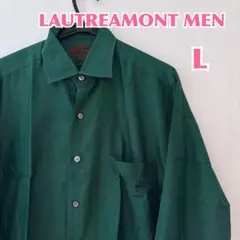 LAUTREAMONT MEN ロートレアモン メンズ 長袖シャツ L 深緑