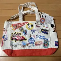 新品未使用★ファンダフルディズニー会員ディズニーランド40周年　トートバック