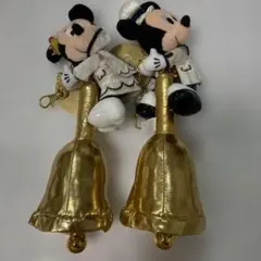 ディズニークリスマス2019 ベル付きぬいぐるみ　ミッキー&ミニーセット