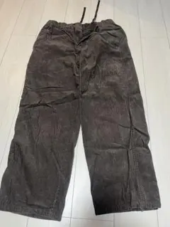 コーデュロイ ワイドパンツ MUJIlabo