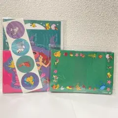 ディズニー NOSTALGICA リトルマーメイド レターセット 封筒