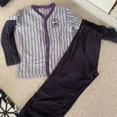 パジャマ　120 野球ユニフォーム風