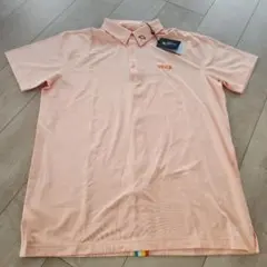 新品　Arnold Palmer Golf ポロシャツ ピーチ Mサイズのサムネイル