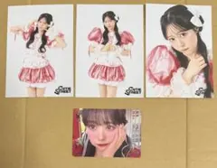 生写真＋トレカ 佐野愛花 4枚セット きゅーすと CUTIE STREET